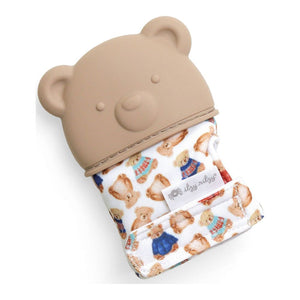 Itzy Ritzy Itzy Mitt Teething Mitten - Vintage Bear