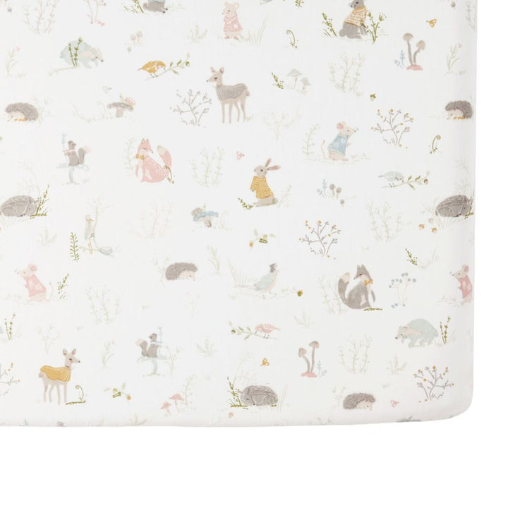 Pehr Organic Cotton Crib Sheet Forest Fable