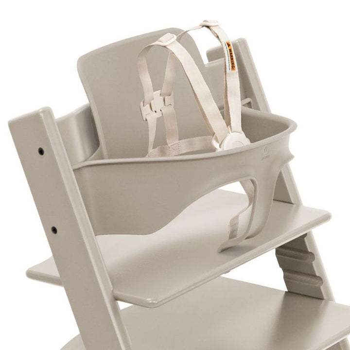 Stokke Tripp Trapp Baby Set2 with Harness & Extended Gliders Cashmere Grey