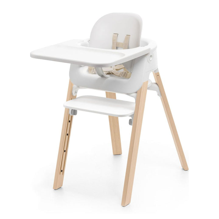 Stokke Steps High Chair White with Natural Legs