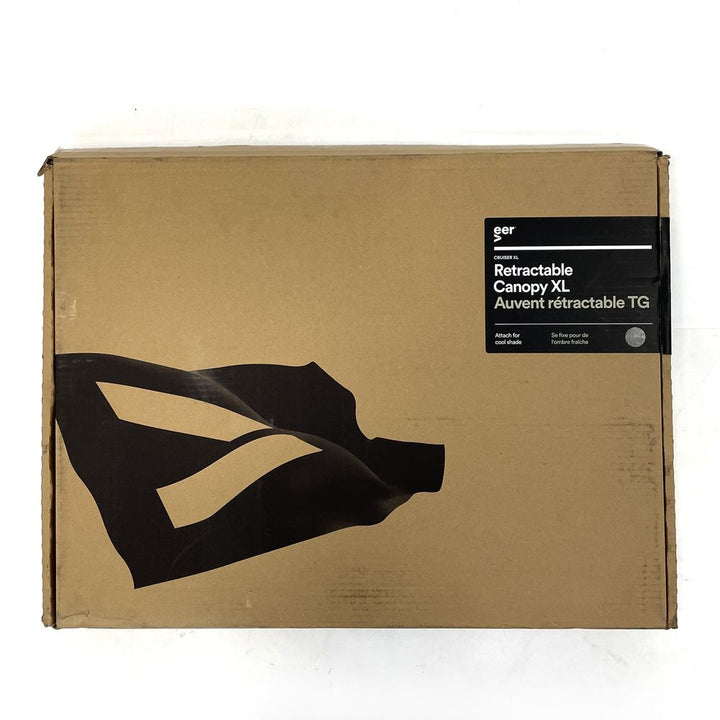Veer Cruiser XL Retractable Canopy - Grey (Open Box)