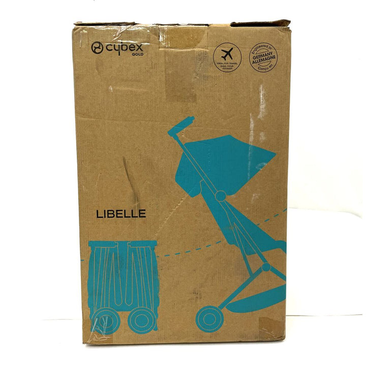 Cybex Libelle 2 Ultra Compact Stroller - Almond Beige on Black Frame (Open Box)