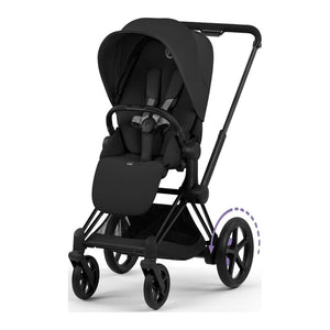 Cybex ePriam Complete Stroller Sepia Black on Black Frame