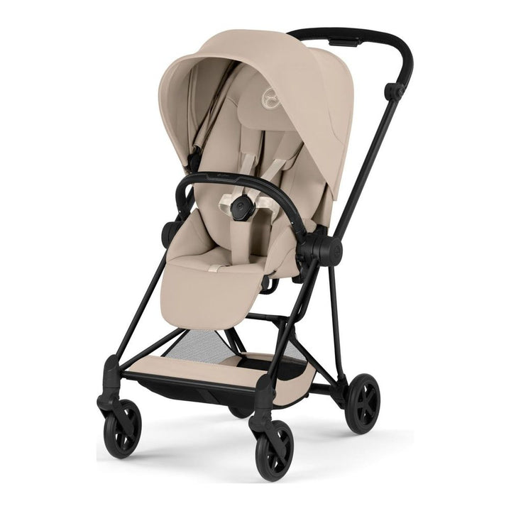 Cybex Mios Complete Stroller Cozy Beige on Black Frame