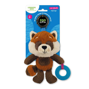 Make Believe Ideas Zoo Crew Clip & Go Stroller Plush Toy - Red Panda Default Title
