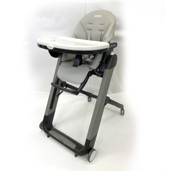 peg perego siesta high chair grey Peg Perego Siesta Ambiance High Chair with Eco Leather/Wood Look