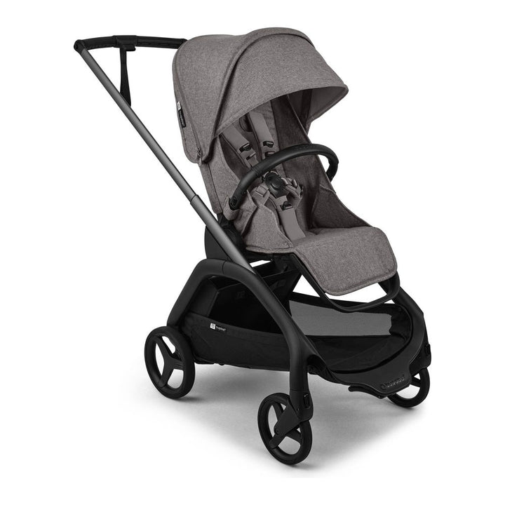 Bugaboo Dragonfly Plus Seat Complete Stroller Grey Melange on Graphite Frame