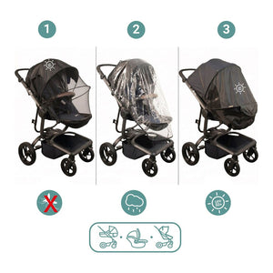 Ezimoov Ezi 3-in-1 Convertible Stroller Cover Default Title