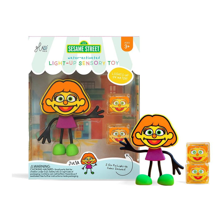 Glo Pals NEW! Sesame Street Light-Up Sensory Toy Julia
