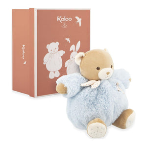 Kaloo Patapouf Bear Soft Plush Toy - Blue (6.7 inch) Default Title