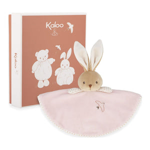 Kaloo Doudou Bunny Round Comforter Plush Toy - Pink Default Title