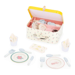 Janod Mamie Soleil Dinette Suitcase Toy Set Default Title