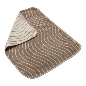 Leander Organic Jersey Cotton Striped Topper for Matty Changers Cappuccino