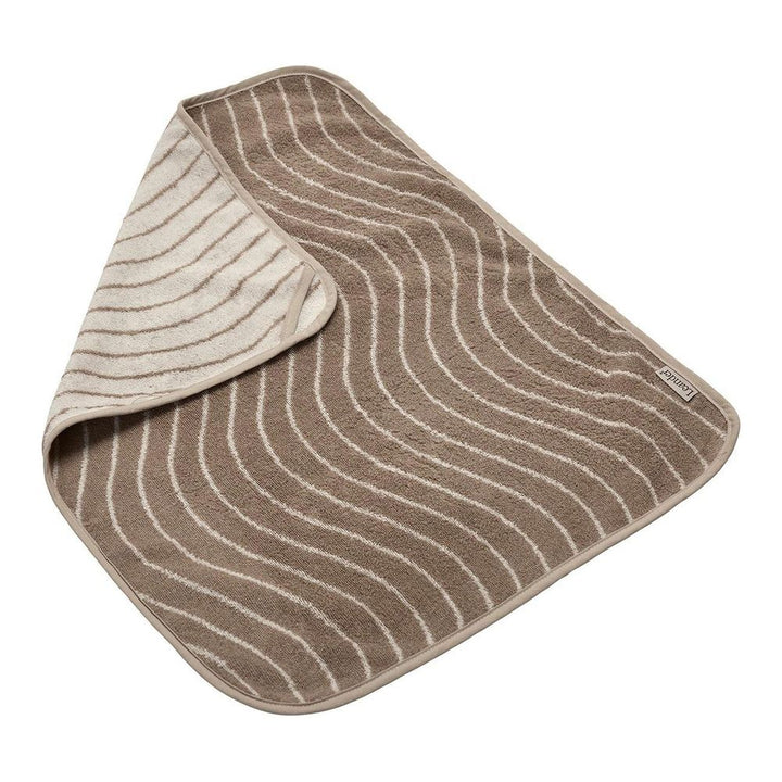 Leander Organic Jersey Cotton Striped Topper for Matty Changers Cappuccino