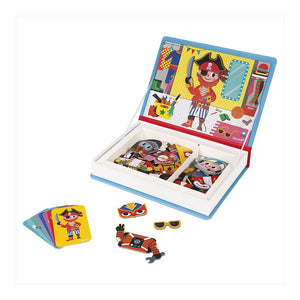 Janod Magneti'Book Magnetic Toy Set - Boy's Costumes Default Title