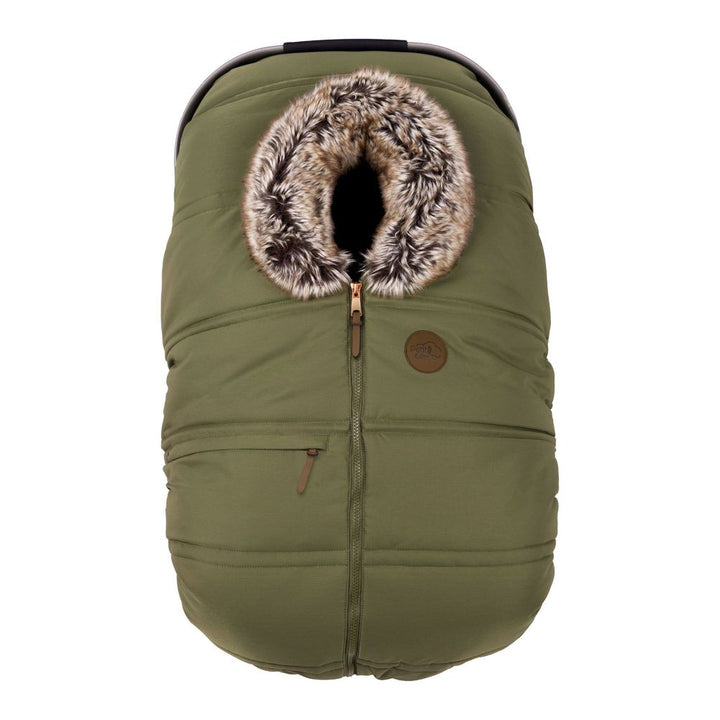 Petit Coulou Winter Cover for Infant Car Seats Khaki