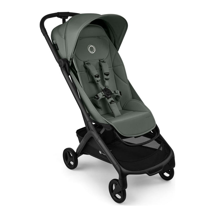 Bugaboo Compact Butterfly 2 Plus Complete Stroller Forest Green on Black Frame