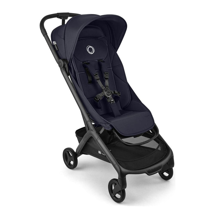 Bugaboo Compact Butterfly 2 Plus Complete Stroller Deep Indigo on Black Frame