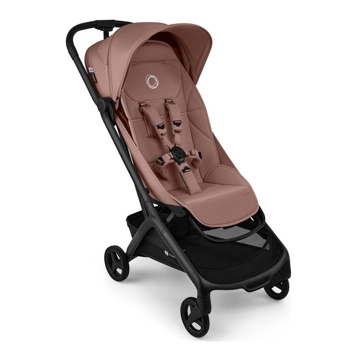 Bugaboo Compact Butterfly 2 Plus Complete Stroller Dusty Pink on Black Frame