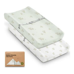 KeaBabies 2-Pack Soothe Changing Pad Covers - Elly Default Title