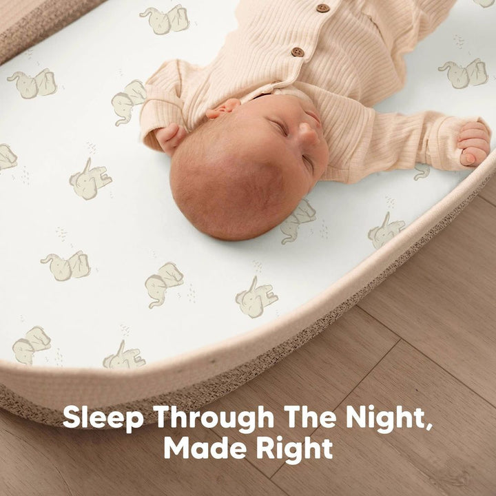 KeaBabies 2-Pack Isla Bassinet Fitted Sheets