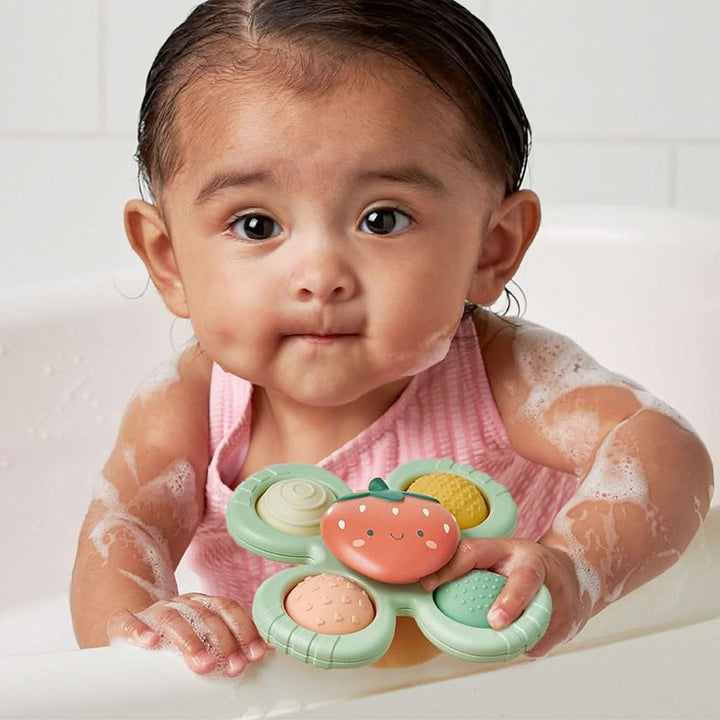 Itzy Ritzy Itzy Pop & Whirl Fidget Spinner Travel & Bath Toy