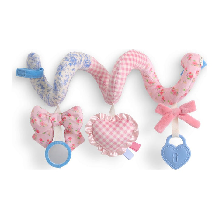 Itzy Ritzy Bespoke Itzy Bitzy Spiral Car Seat Activity Toy Coquette