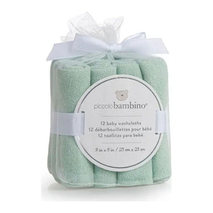 Piccolo Bambino 12-Pack Cotton Washcloths Set