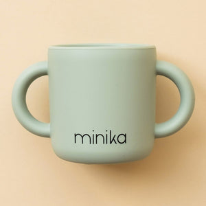 Minika Learning Cup with Handles Sage