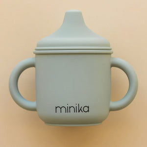 Minika Silicone Sippy Cup Sage