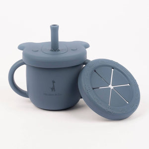 Micasso & Co 2-in-1 Silicone Learning Snacks & Drinks Cup