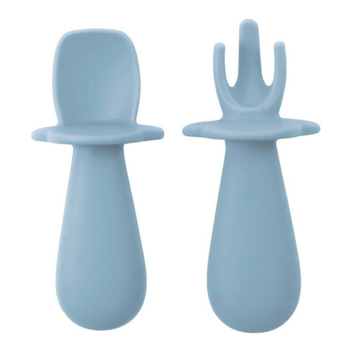 Baby Bliss First Bites 2-Piece Utensils Set Dusty Teal