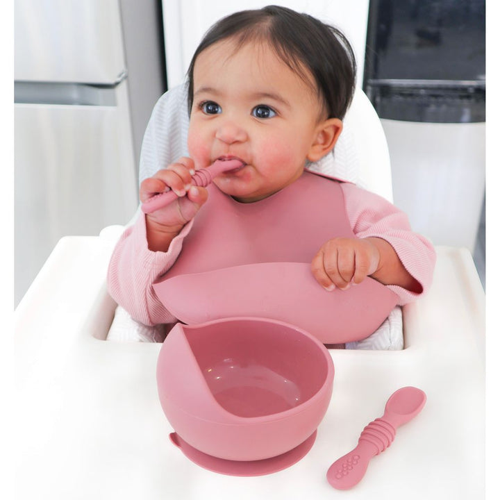 Baby Bliss Self-Feeding Infant Training Silicone Spoons