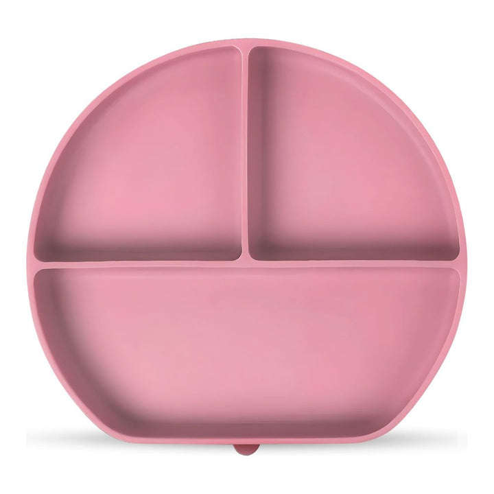 Baby Bliss Silicone Suction Plate Dusty Rose