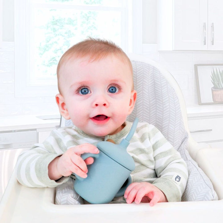 Baby Bliss Spill-Proof Straw Silicone Sippy Cup