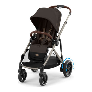 Cybex e-Gazelle S Stroller Chocolate Brown with Taupe Frame