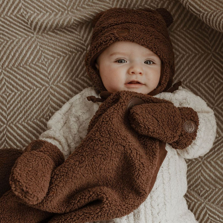 Petit Coulou Sherpa Baby Winter Mittens (0-6 Months)