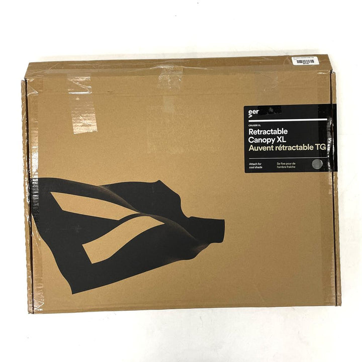 Veer Cruiser XL Retractable Canopy - Grey (Open Box)