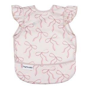 Tiny Twinkle Mess-Proof Ruffle Apron Bib - Bows