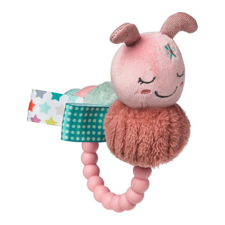 Mary Meyer Taggies Rattle Teether Plush Toy - Camilla Caterpillar