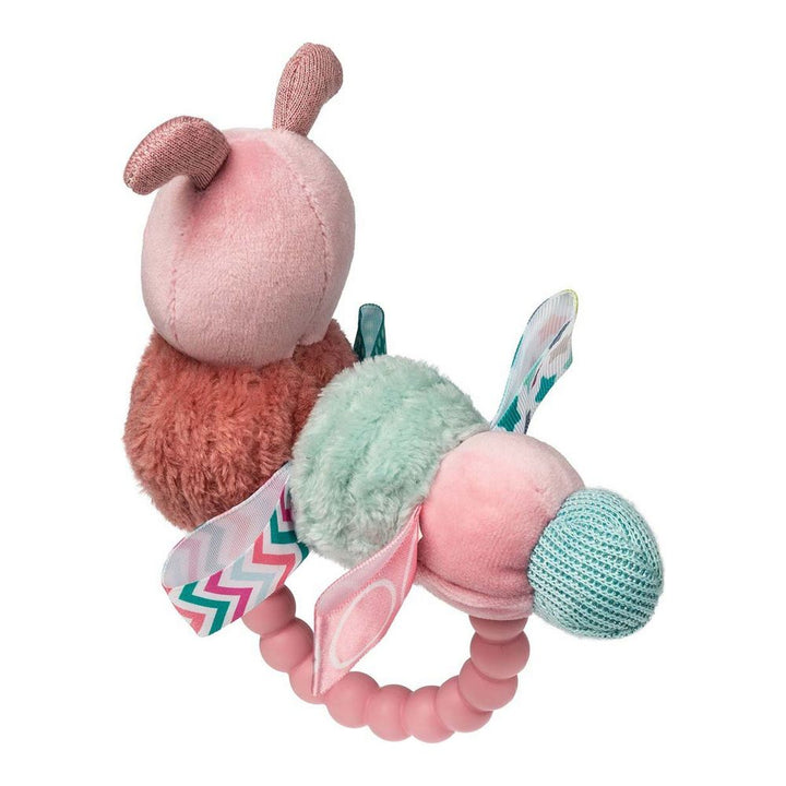 Mary Meyer Taggies Rattle Teether Plush Toy - Camilla Caterpillar