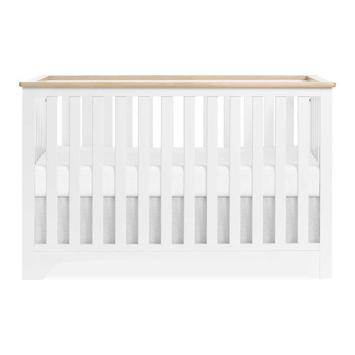 Evolur Vienna 5-in-1 Convertible Crib With Changer + FREE Kidicomfort Arrow 2-in-1 Firm Crib and Toddler Mattress