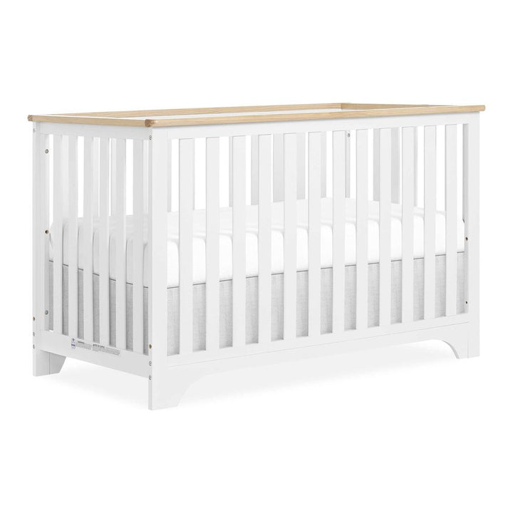 Evolur Vienna 5-in-1 Convertible Crib With Changer + FREE Kidicomfort Arrow 2-in-1 Firm Crib and Toddler Mattress