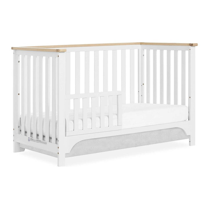 Evolur Vienna 5-in-1 Convertible Crib With Changer + FREE Kidicomfort Arrow 2-in-1 Firm Crib and Toddler Mattress