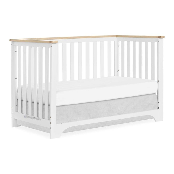 Evolur Vienna 5-in-1 Convertible Crib With Changer + FREE Kidicomfort Arrow 2-in-1 Firm Crib and Toddler Mattress