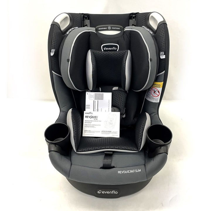 Evenflo Revolve360 Slim 2-In-1 Rotational Convertible Car Seat - Canton Black (Open Box)