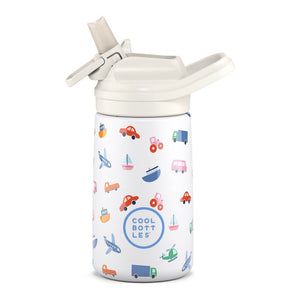 Cool Bottles Dreamworld Kiddies Stainless Steel Bottle - Little Wheels (350 ml)