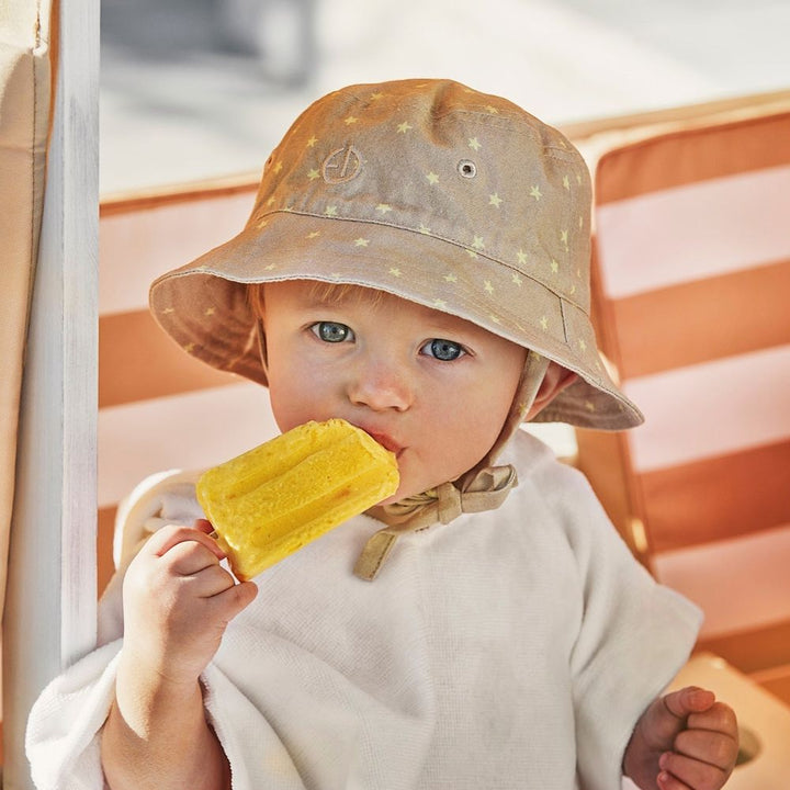 Elodie Bath Poncho Hooded Towel - Vanilla White