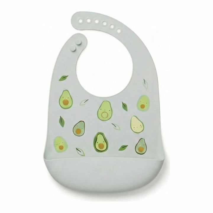 Loulou Lollipop Silicone Bib Avocado
