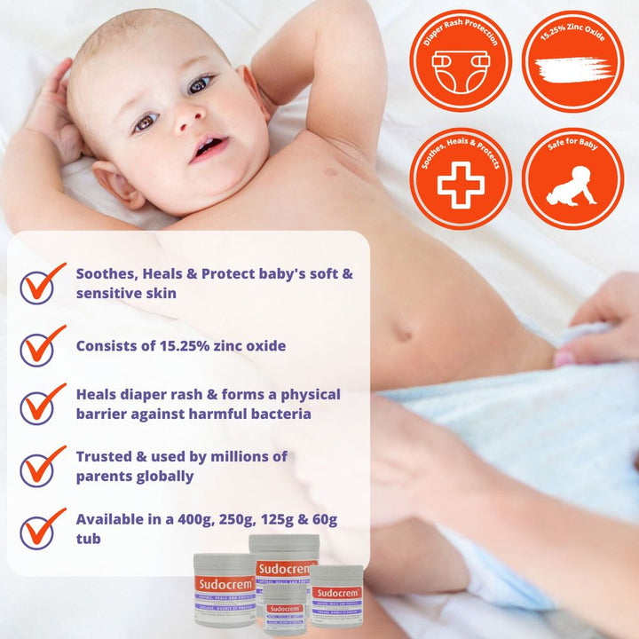 Sudocrem Antiseptic Diaper Rash Cream - 400g